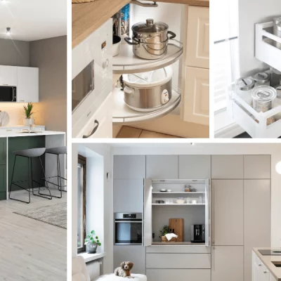 Keittiön säilytysmekanismit